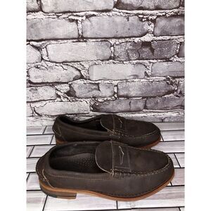 Sebago Brown Leather Handsewn Penny Loafers Casual Shoes Men Sz 7.5E US/41EU